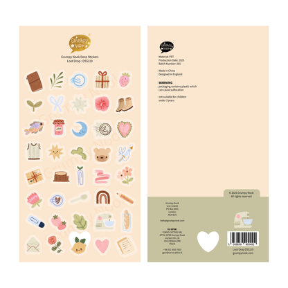 Grumpy Nook - Stickersheet - Loot Drop