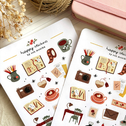 Gezellig Journaling - Stickervel | Essentieel voor Journaling