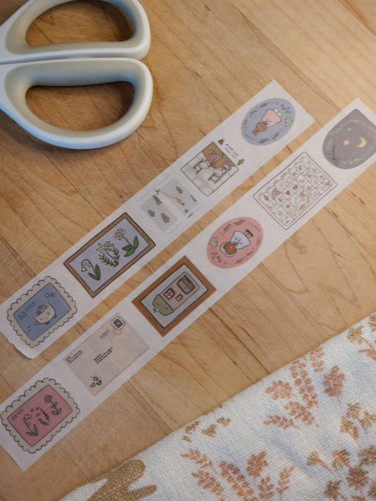 Dana ate oatmeal - Bunny and Bear - Washi tape