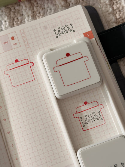 Dana ate oatmeal - Slow cooker - slide stamp