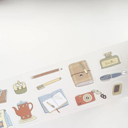 Kubo and Lucy x Idiot Sandwich - A cup of journaling - PET tape