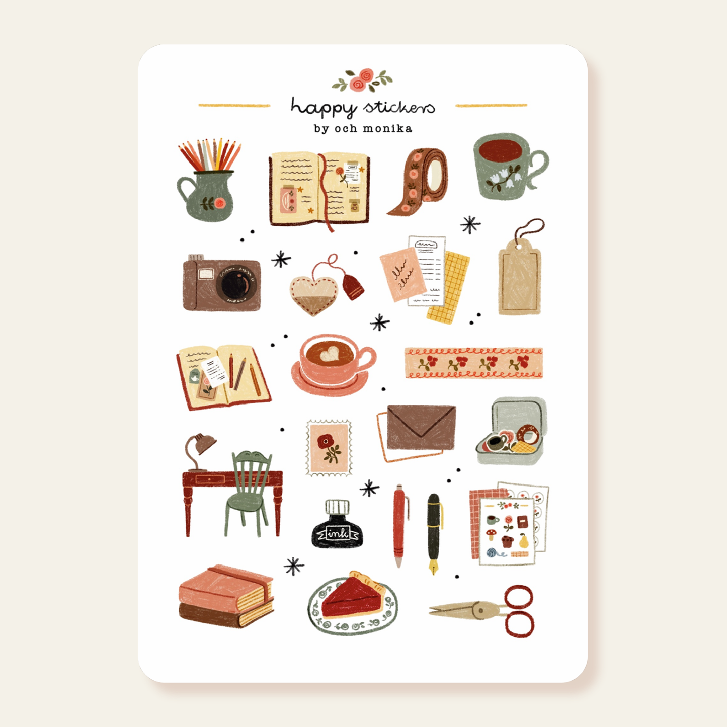 Gezellig Journaling - Stickervel | Essentieel voor Journaling