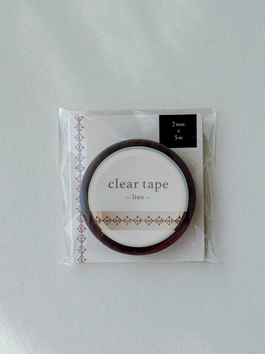 95404 - Mind Wave clear tape – line pattern