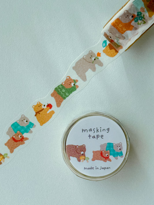 95397 - Mind Wave Die-cut Washi Tape – Bear