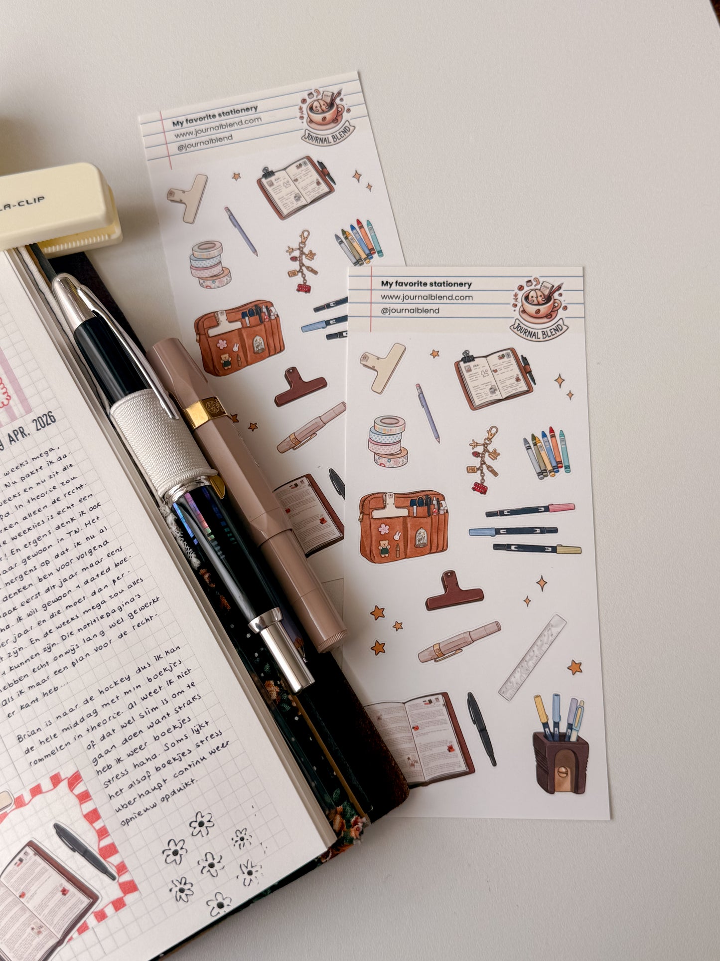 Journal Blend Stickersheet - My Favorite stationery