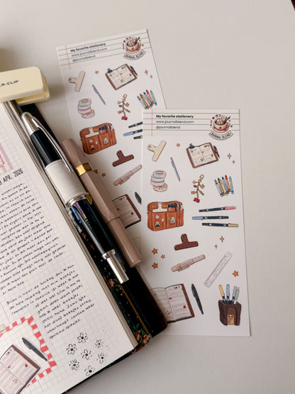 Journal Blend Stickersheet - My Favorite stationery