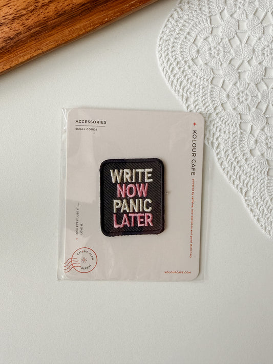 Kolour Cafe - Patch - Write now panic later