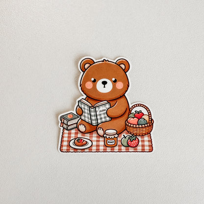 Sparkling bear - diecut stickers (6 designs)