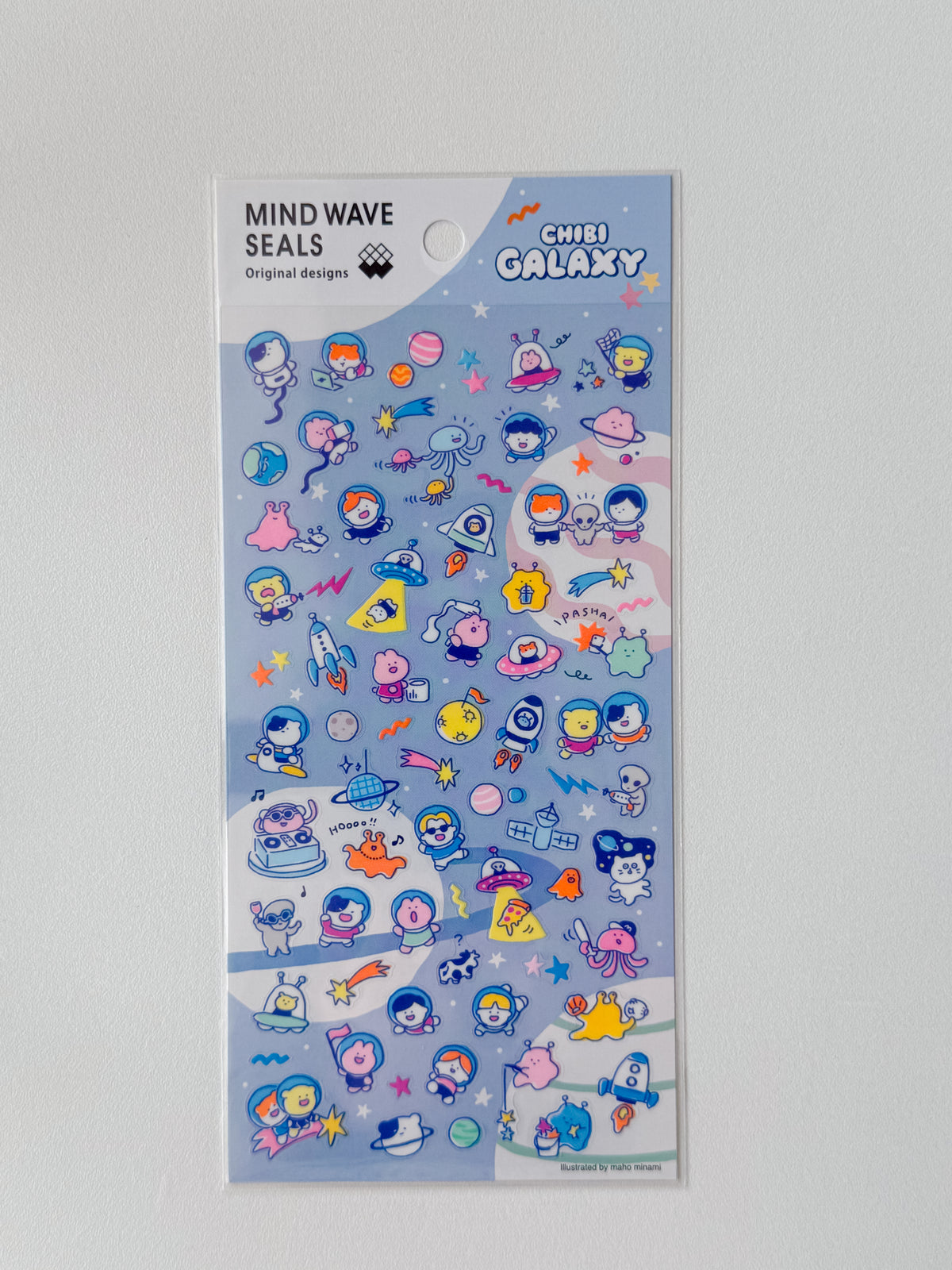 82367 - Mind Wave - sticker sheet - Chibi galaxy