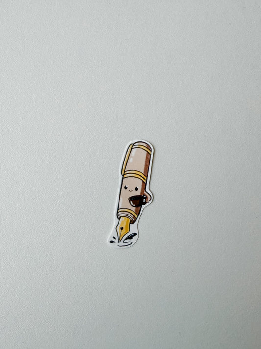 Journal Blend - Diecut - Fountainpen DPS beige