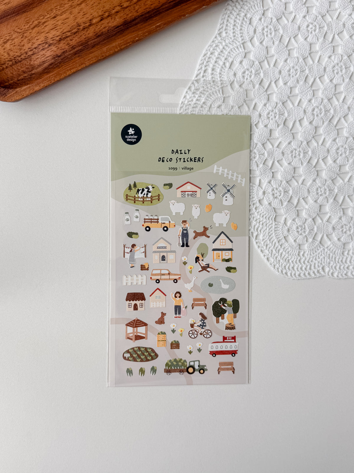 1099 - village - stickersheet