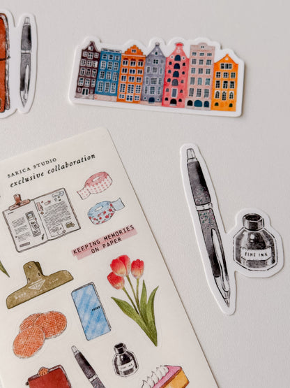 Sarica Studio x Journal Blend - stickersheet