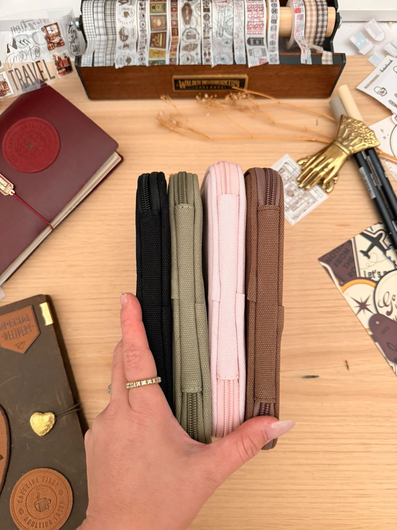 PRE-ORDER Kolour Cafe - Pen pouches (4 colors)