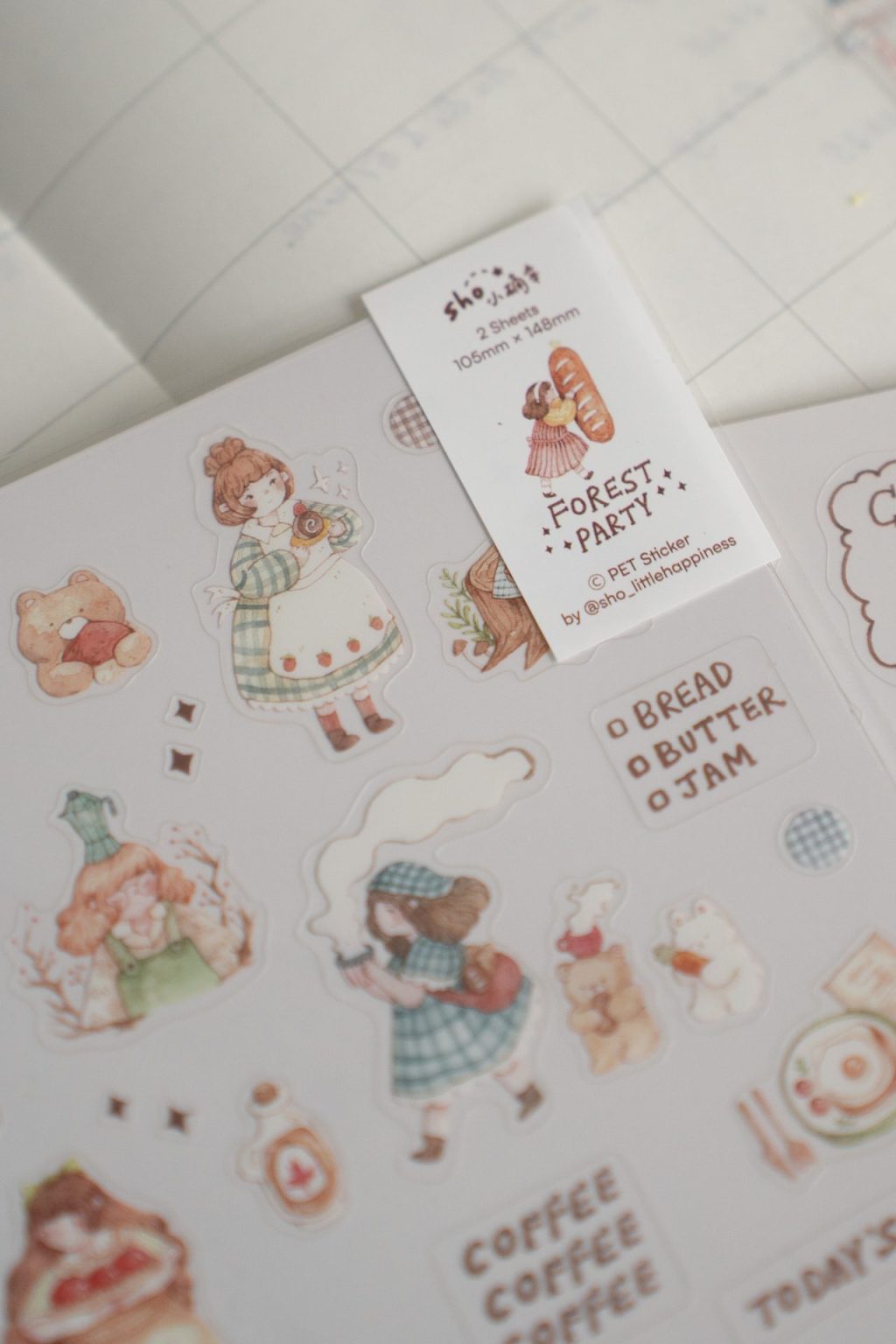 Sho Little Happiness - sticker sheets - Forest Party