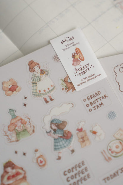 Sho Little Happiness - sticker sheets - Forest Party