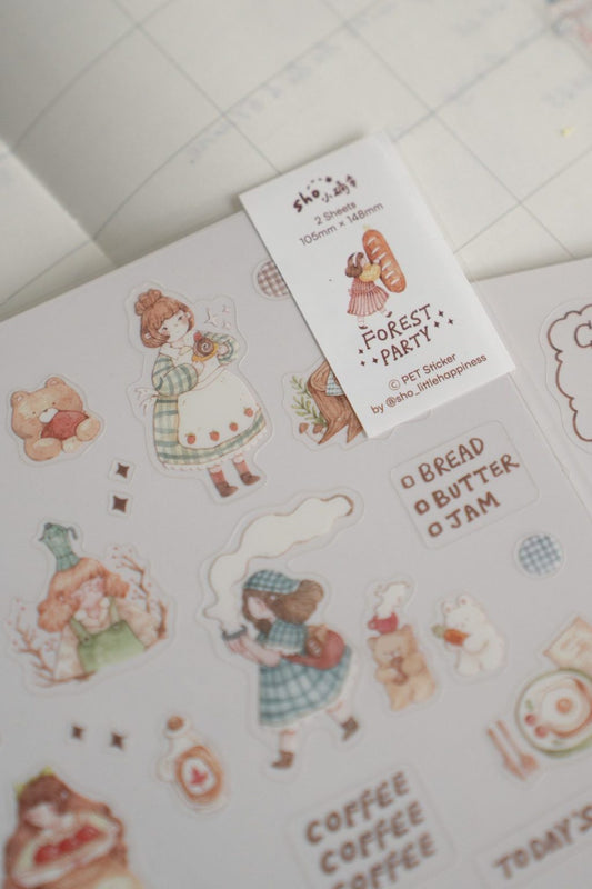 Sho Little Happiness - sticker sheets - Forest Party