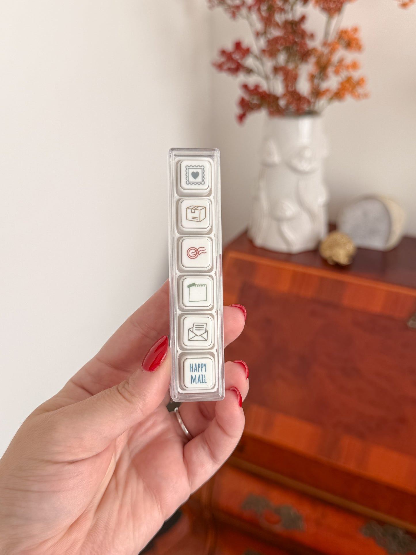 PRE-ORDER - Kolour Cafe - Mini push bottom stamps (3designs)