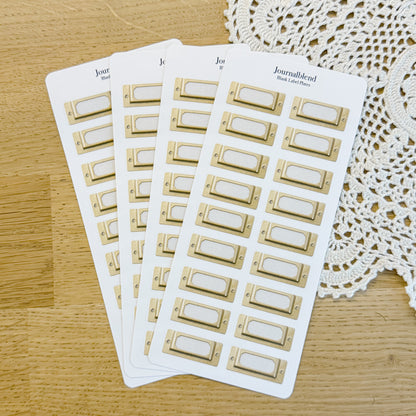 Stickersheet - Blank Label Plates