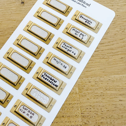 Stickersheet - Blank Label Plates