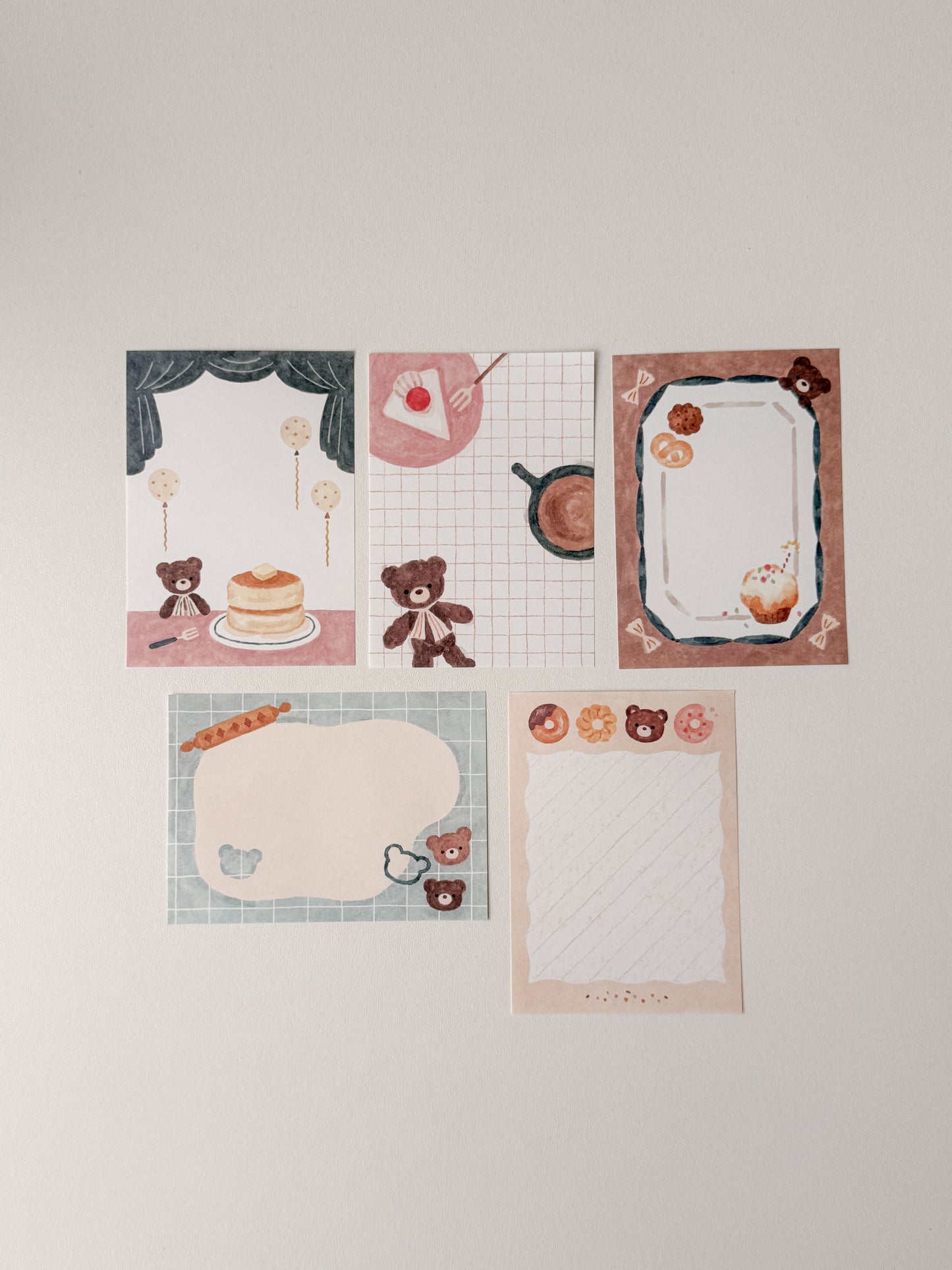 Papier Platz - memo pad - Bear sweets