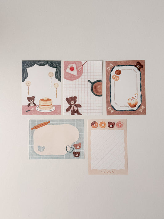 Papier Platz - memo pad - Bear sweets