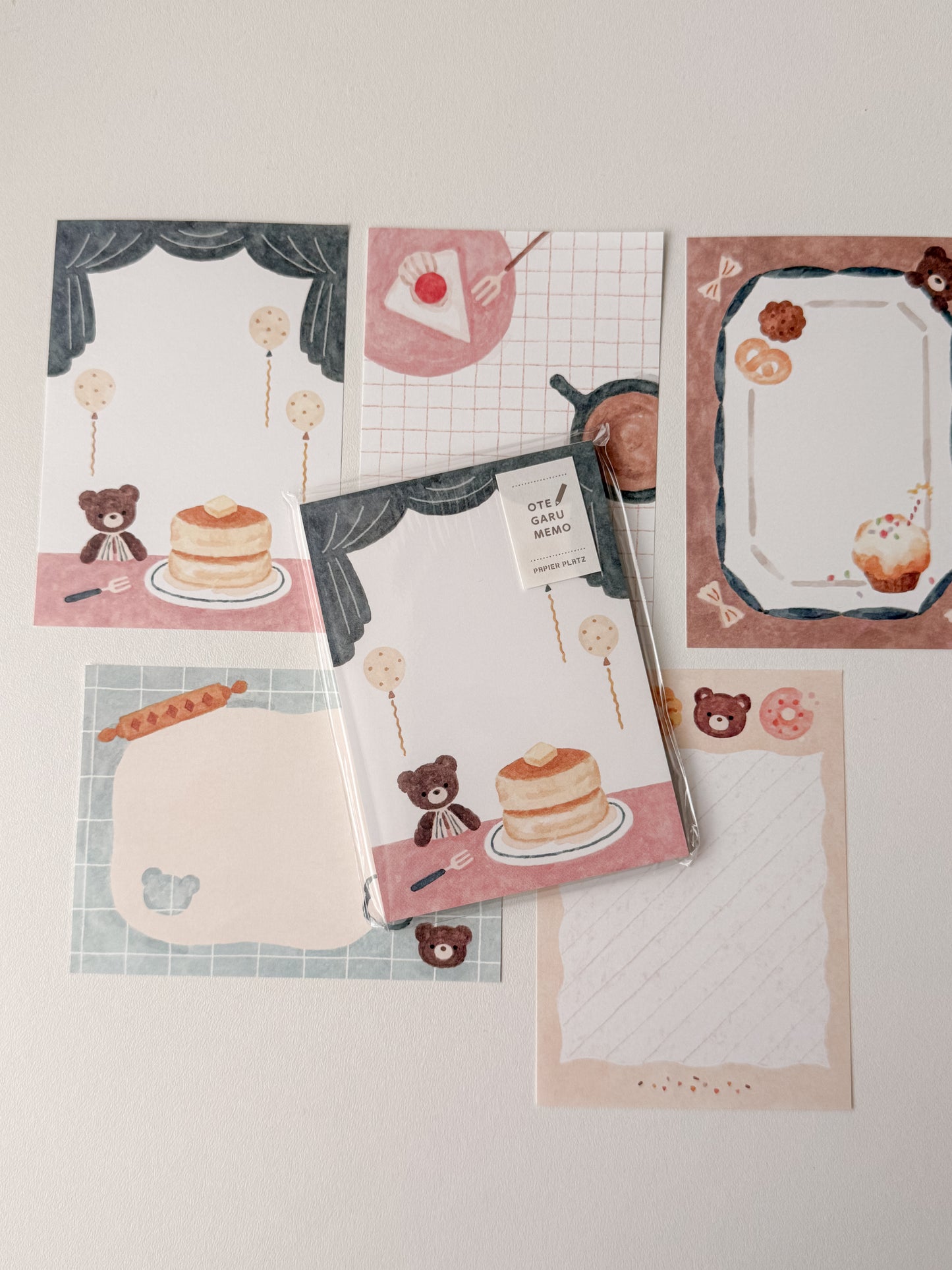 Papier Platz - memo pad - Bear sweets