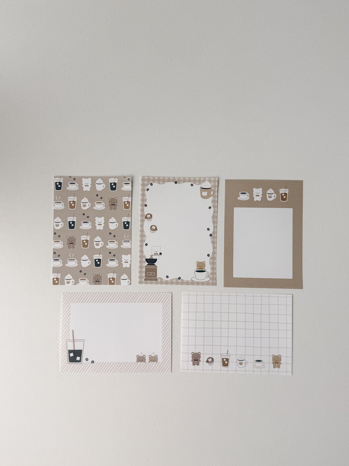 Papier Platz - memo pad - Bear coffee