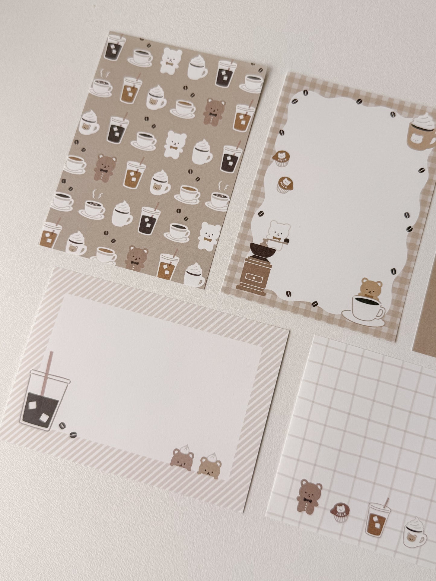 Papier Platz - memo pad - Bear coffee