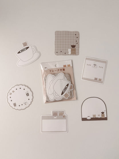 Papier Platz - Flake sticky notes - Bear coffee
