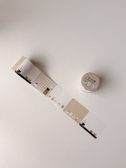 Papier Platz - rolled sticky note -  Bear Café