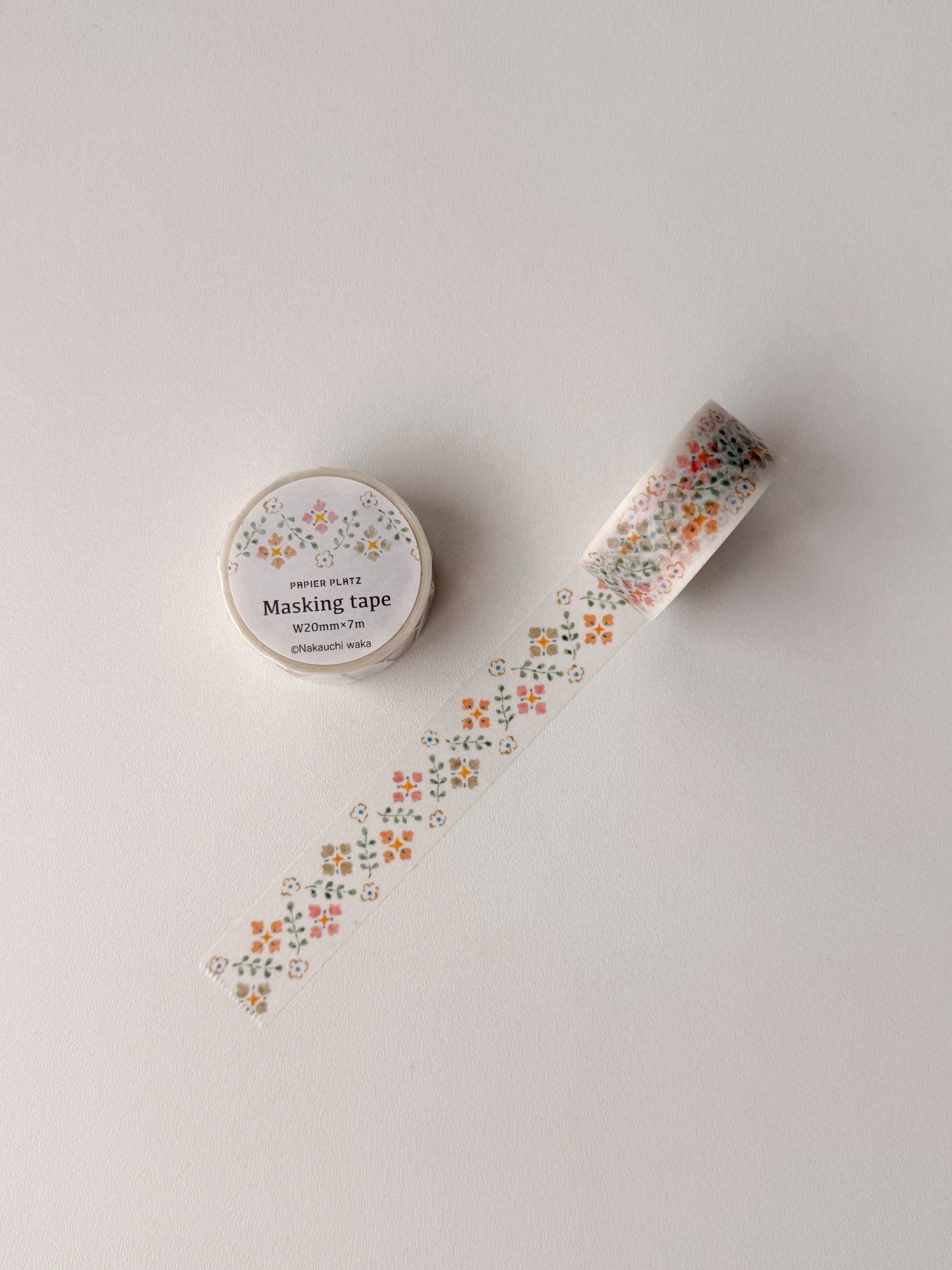 Papier Platz - washi tape - Nakauchi Waka - Floral pattern