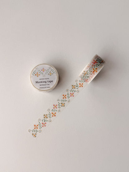 Papier Platz - washi tape - Nakauchi Waka - Floral pattern