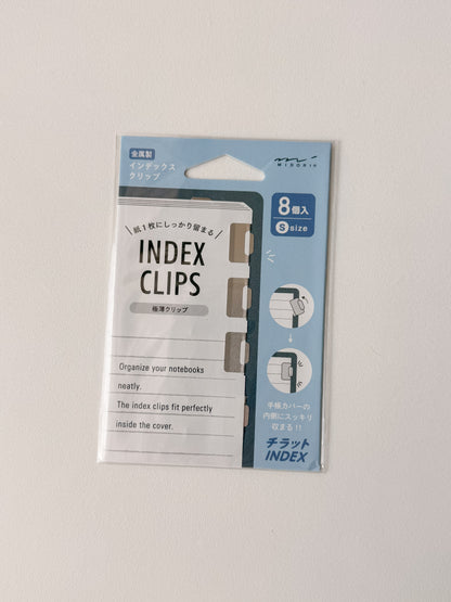 Midori - Index Clip S Chiratto - Silver