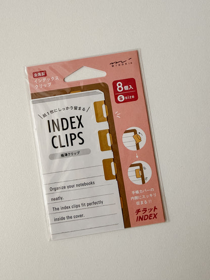Midori - Index Clip S Chiratto - Brass