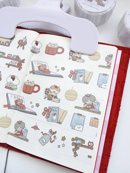 Kubo and Lucy x Idiot Sandwich - My journal Sips V.1 - cafe journaling - washi tape