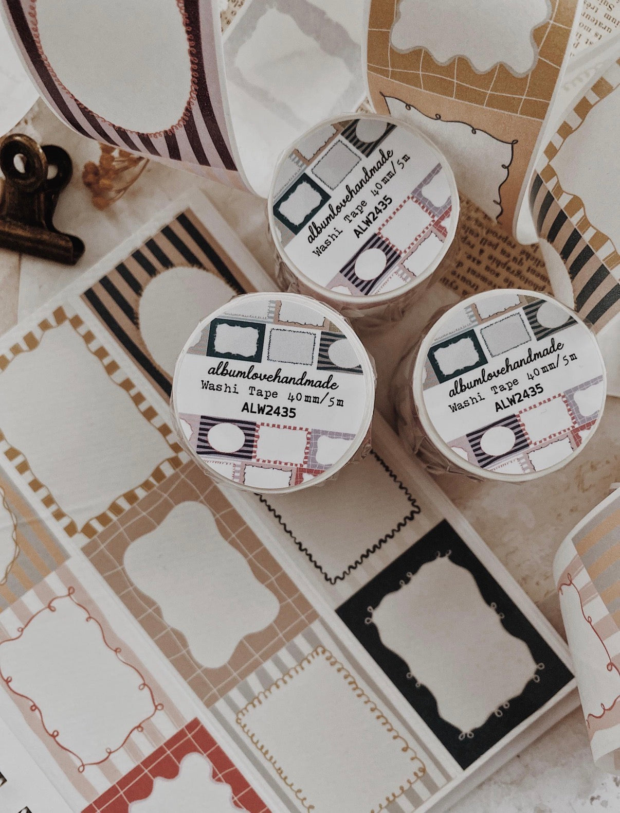 Albumlovehandmade - washi tape - deco frames