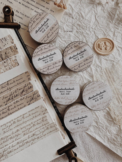 Albumlovehandmade - washi tape - Collage design (2 colors)