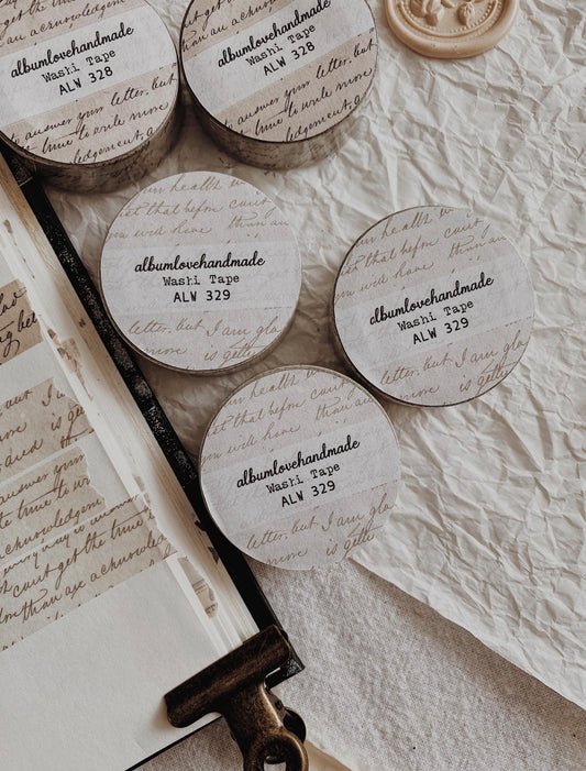 Albumlovehandmade - washi tape - Collage design (2 colors)