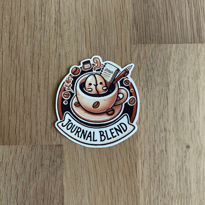 Little Mocha diecut sticker