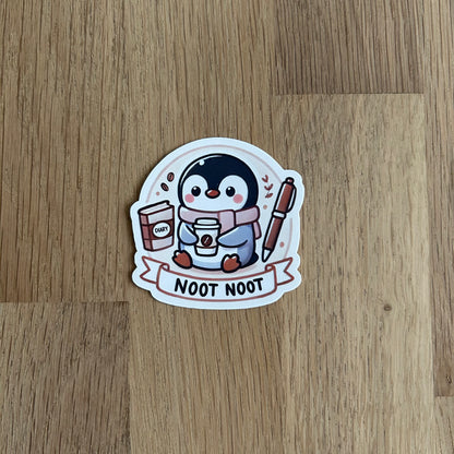 Noot Noot diecut sticker
