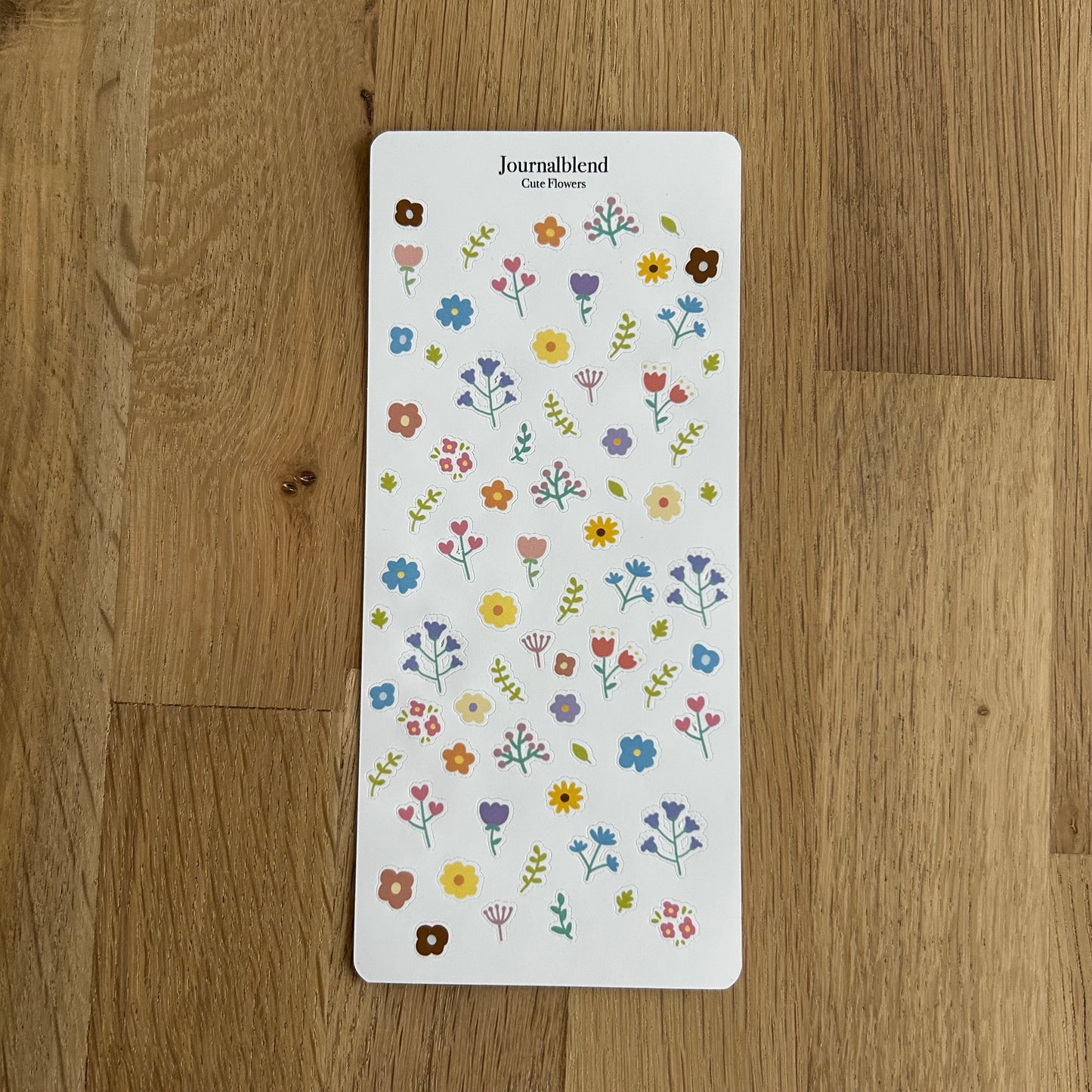 Stickersheet - Cute Flowers