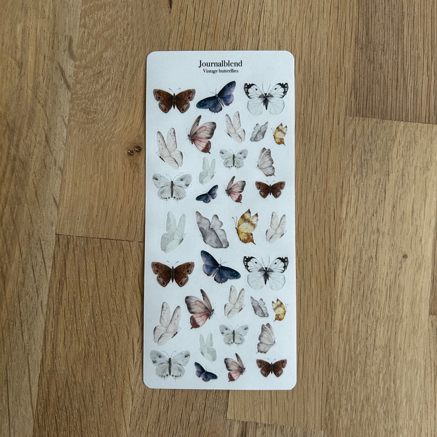 Stickersheet - Vintage butterflies