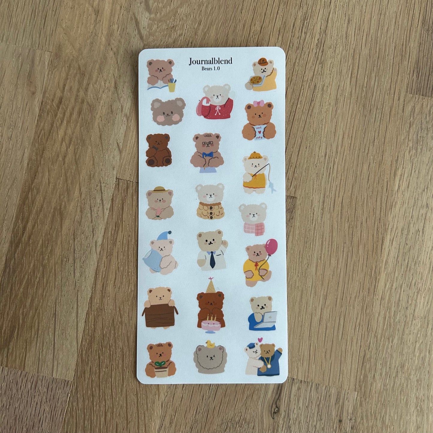 Stickersheet - Bears 1.0