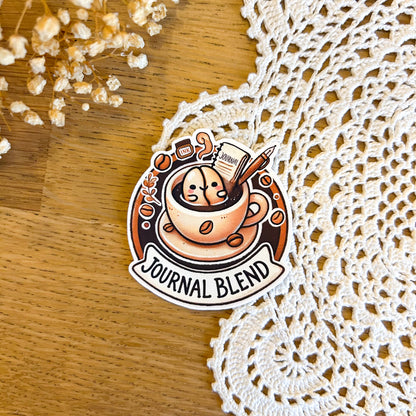 Little Mocha diecut sticker