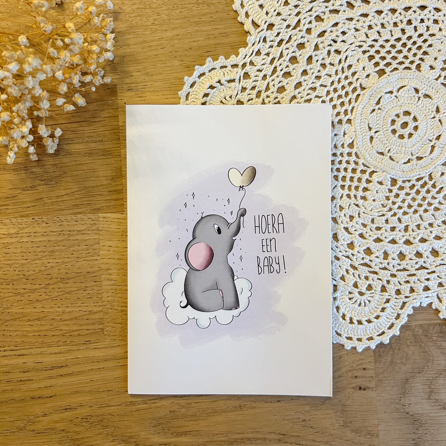 Greeting card - Hoera een baby