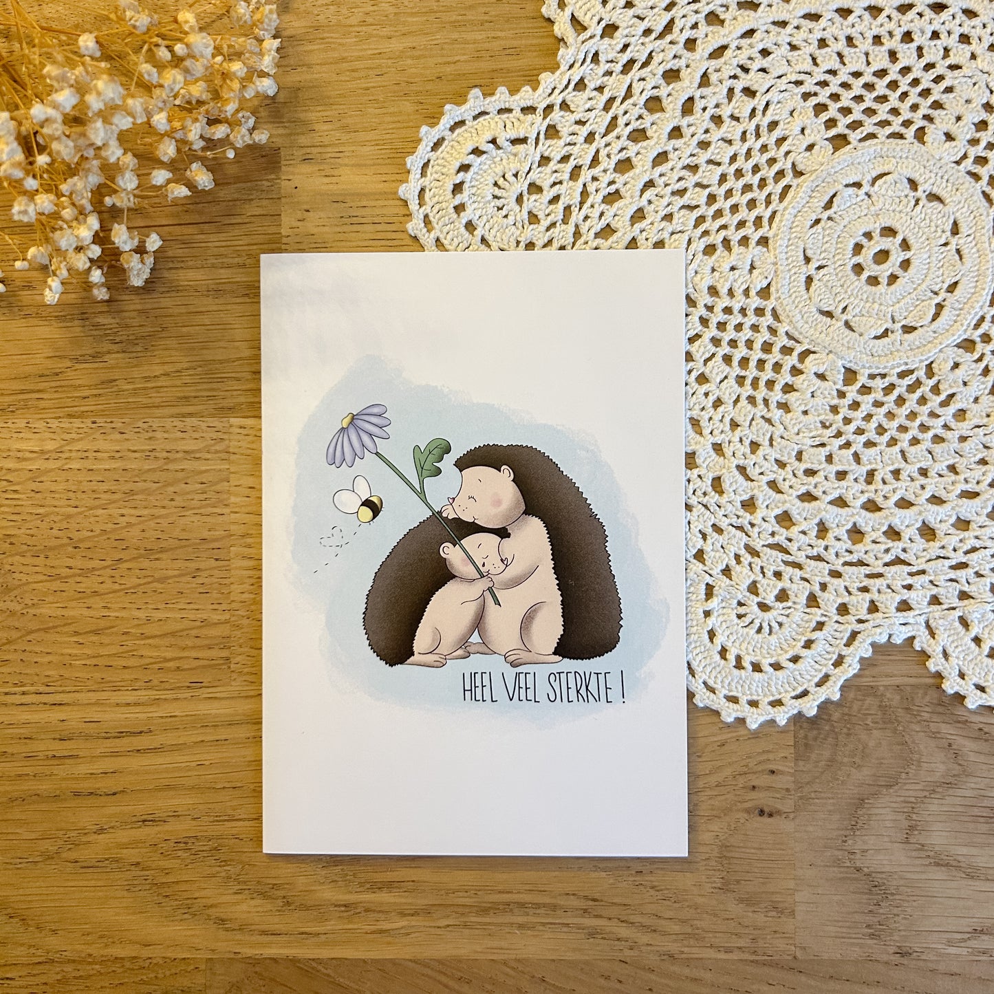 Greeting card - Heel veel sterkte