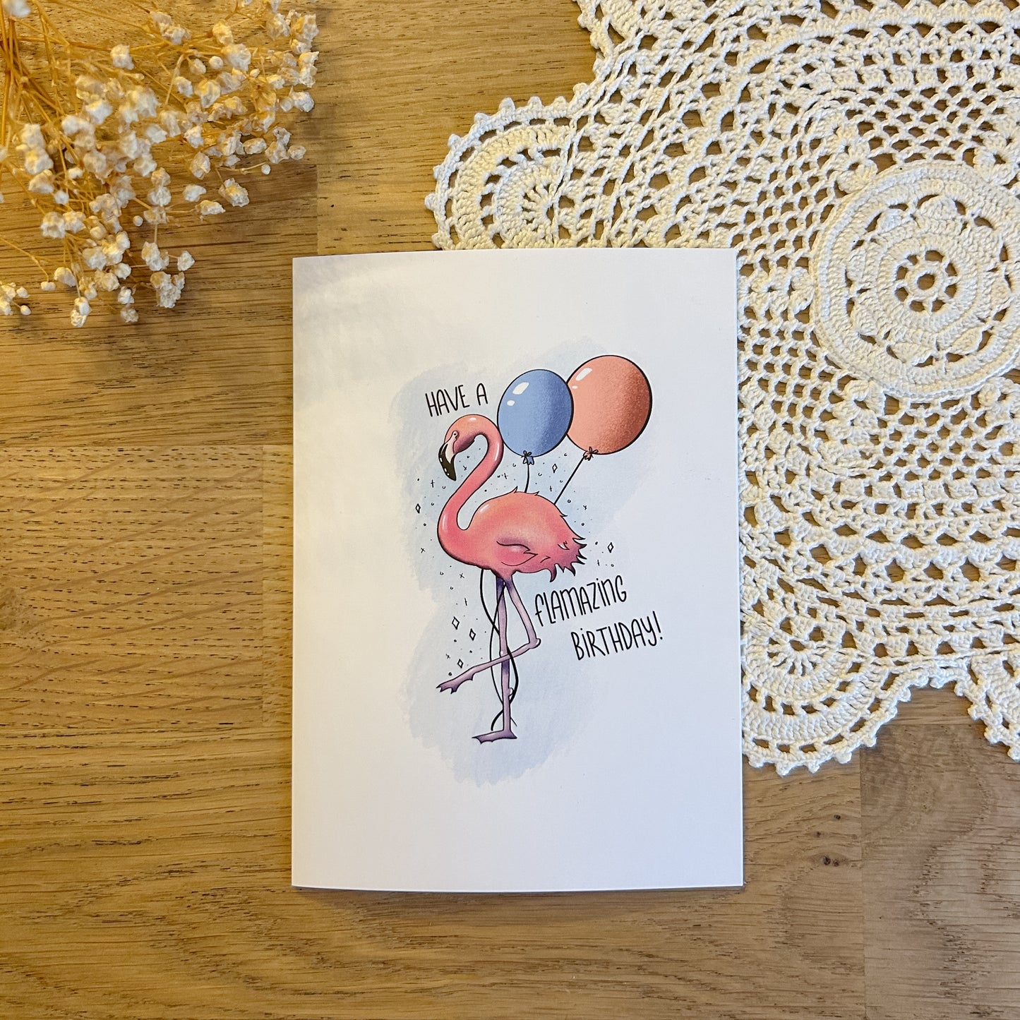 Greeting card - Have a flamazing birthday