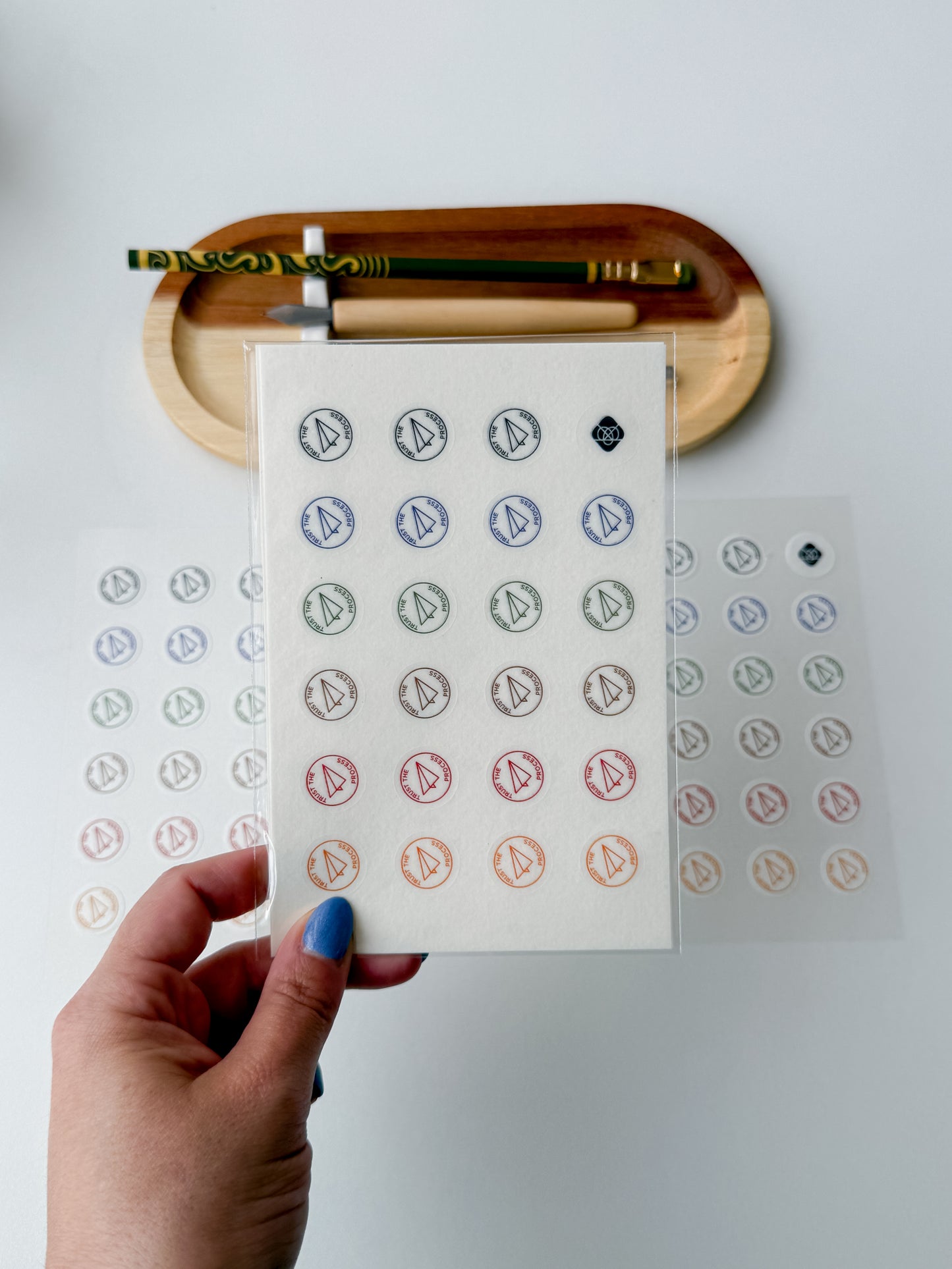 Baum Kuchen - Stickersheet - Trust the process