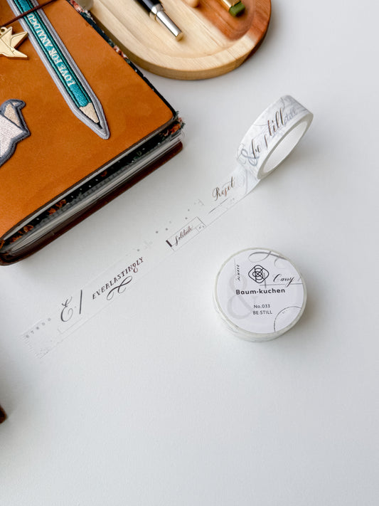 Baum Kuchen - washi tape - 033 be still
