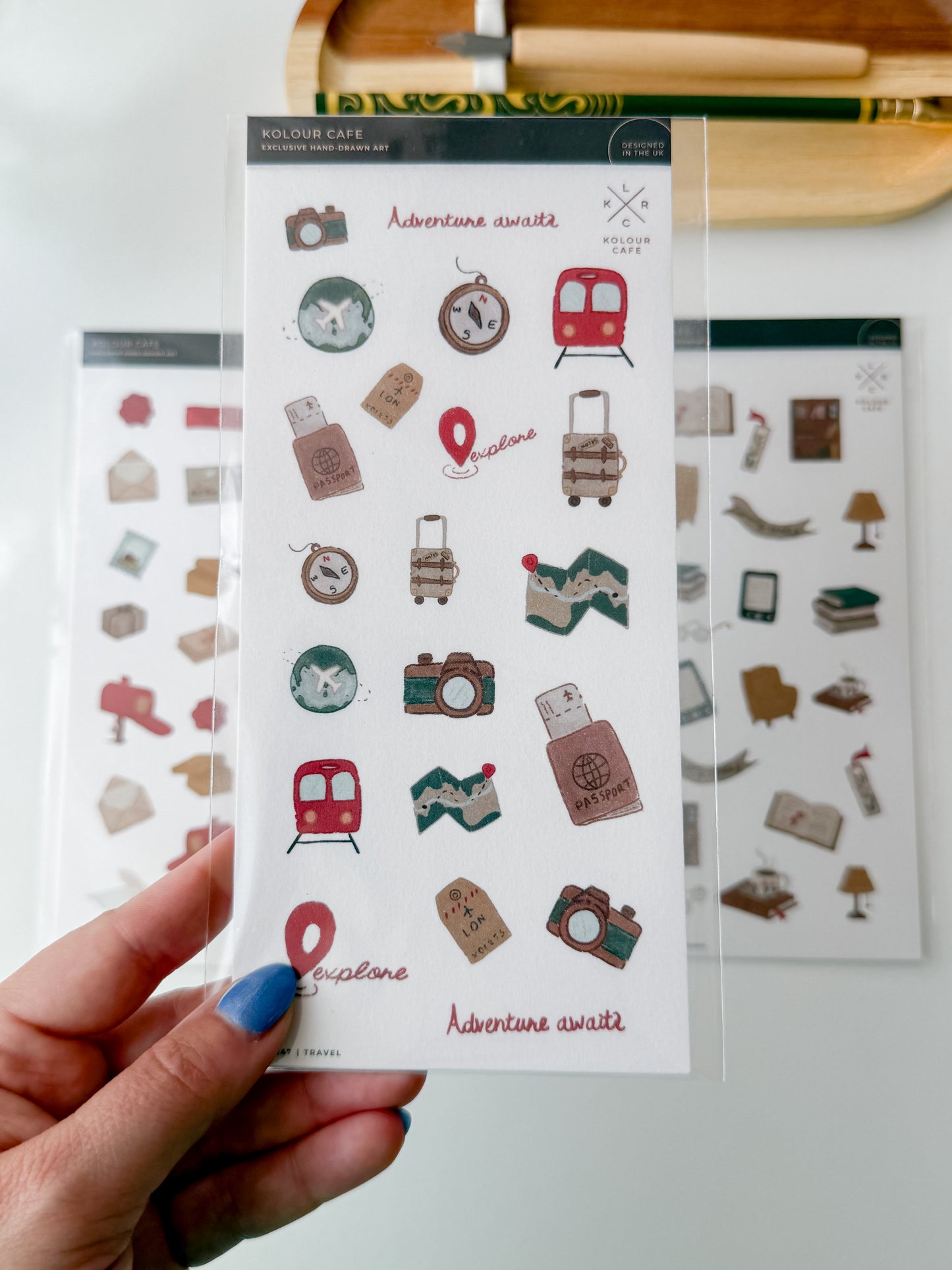 Kolour Cafe - Travel - Stickersheet